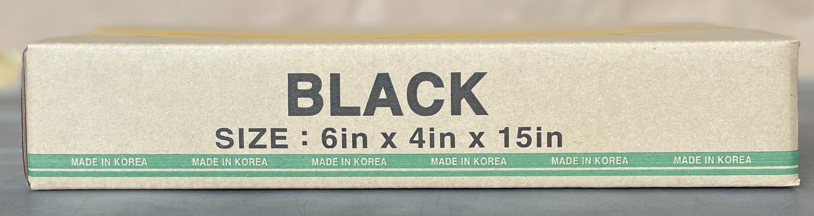 Actual carton for 6B