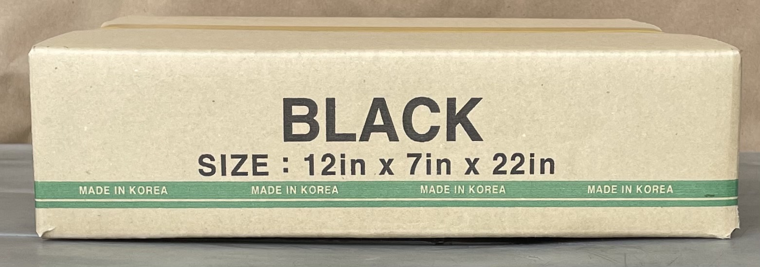 Actual carton for 12B