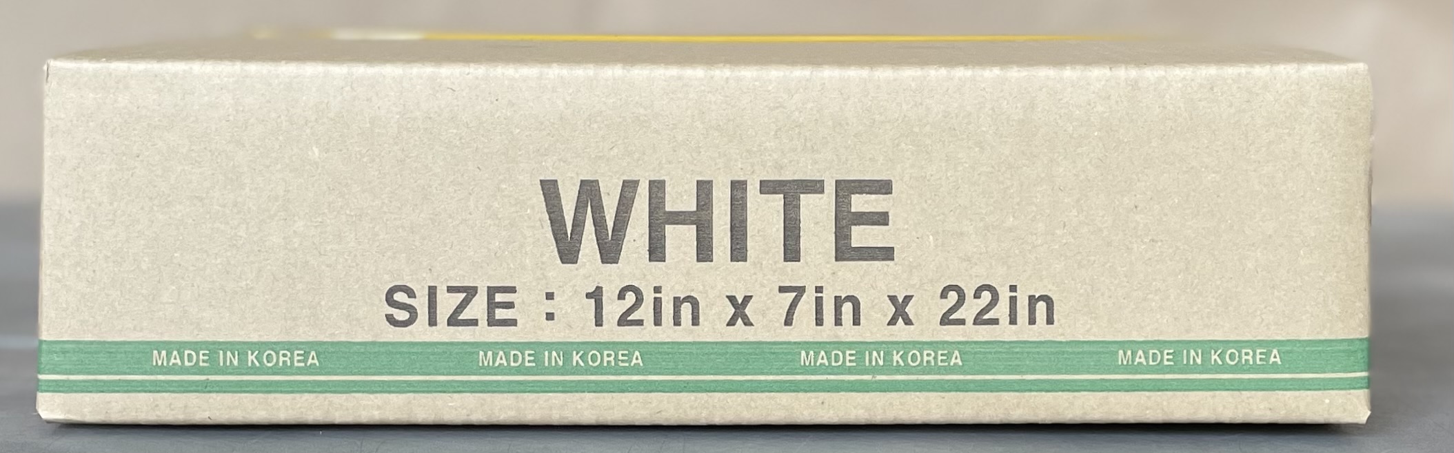 Actual carton for 12W