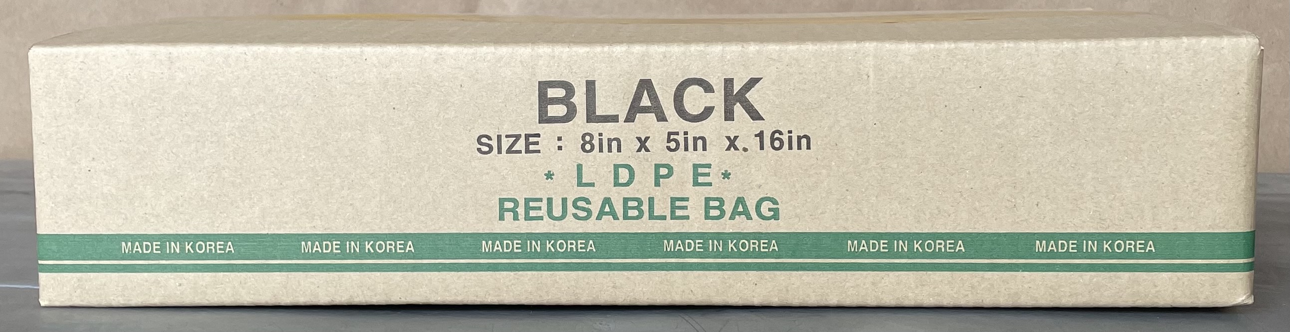 Actual carton for 8B RE TY