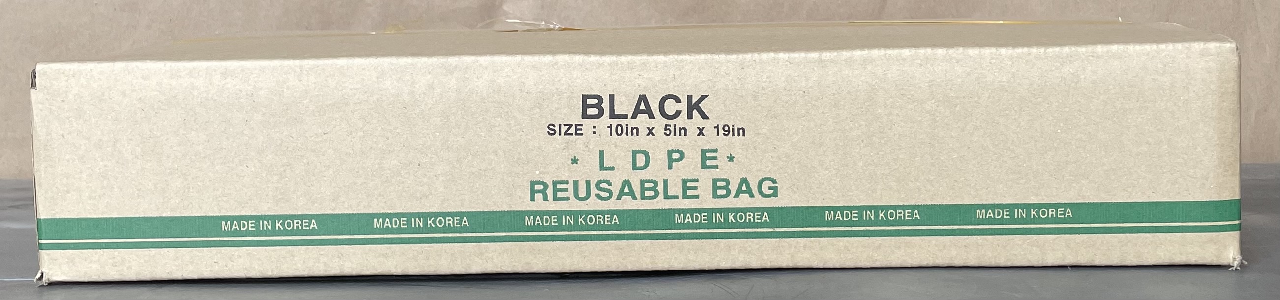 Actual carton for 10B RE TY