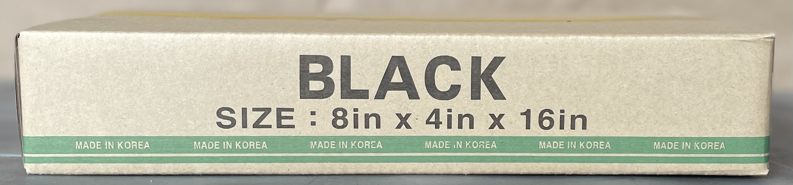 Actual carton for 8B