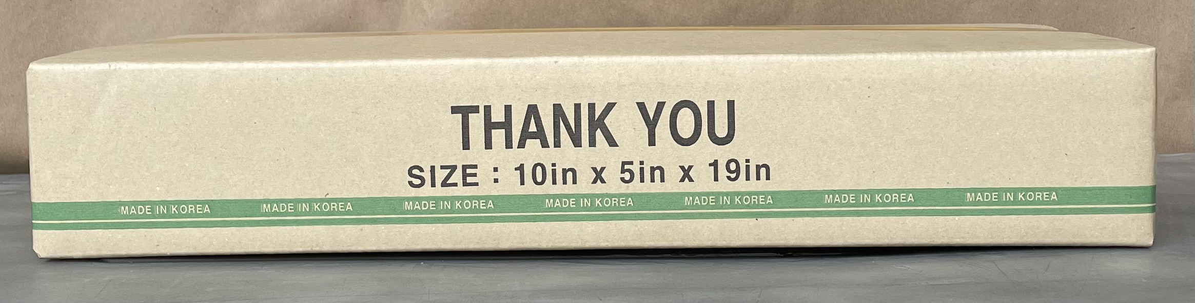 Actual carton for 10W TY